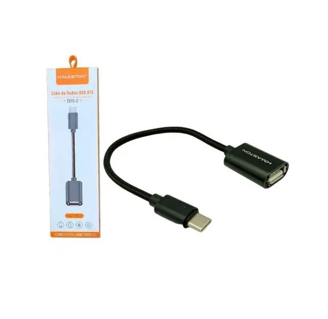 Adaptador Otg Usb C em  Malha Hmaston