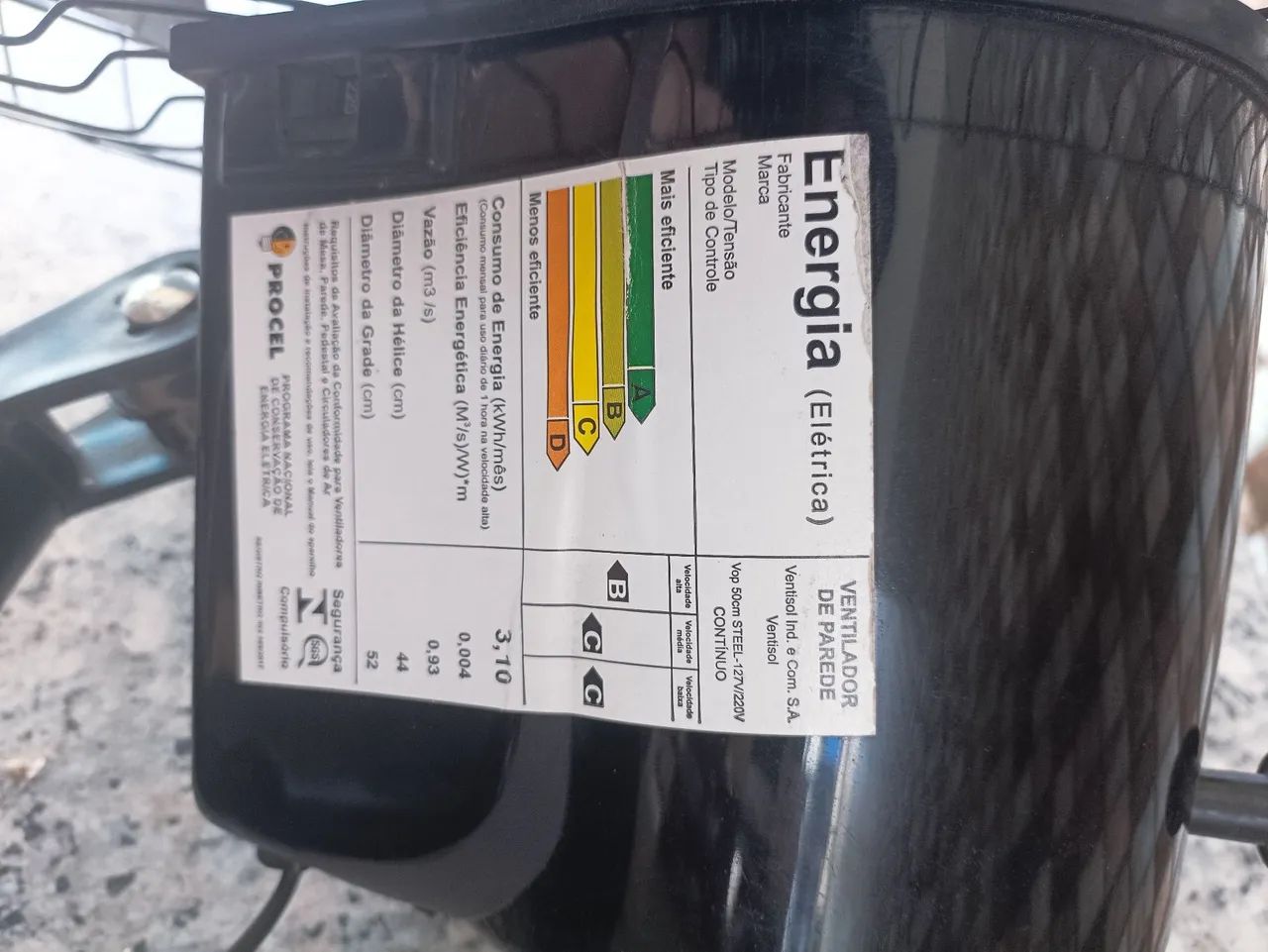 Ventilador ventisol de parede  - Foto 4