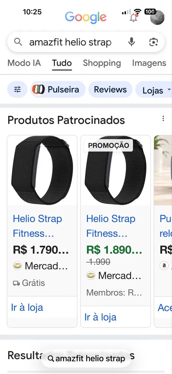 Amazfit Hélio Strap - zero usada 2X - Foto 2