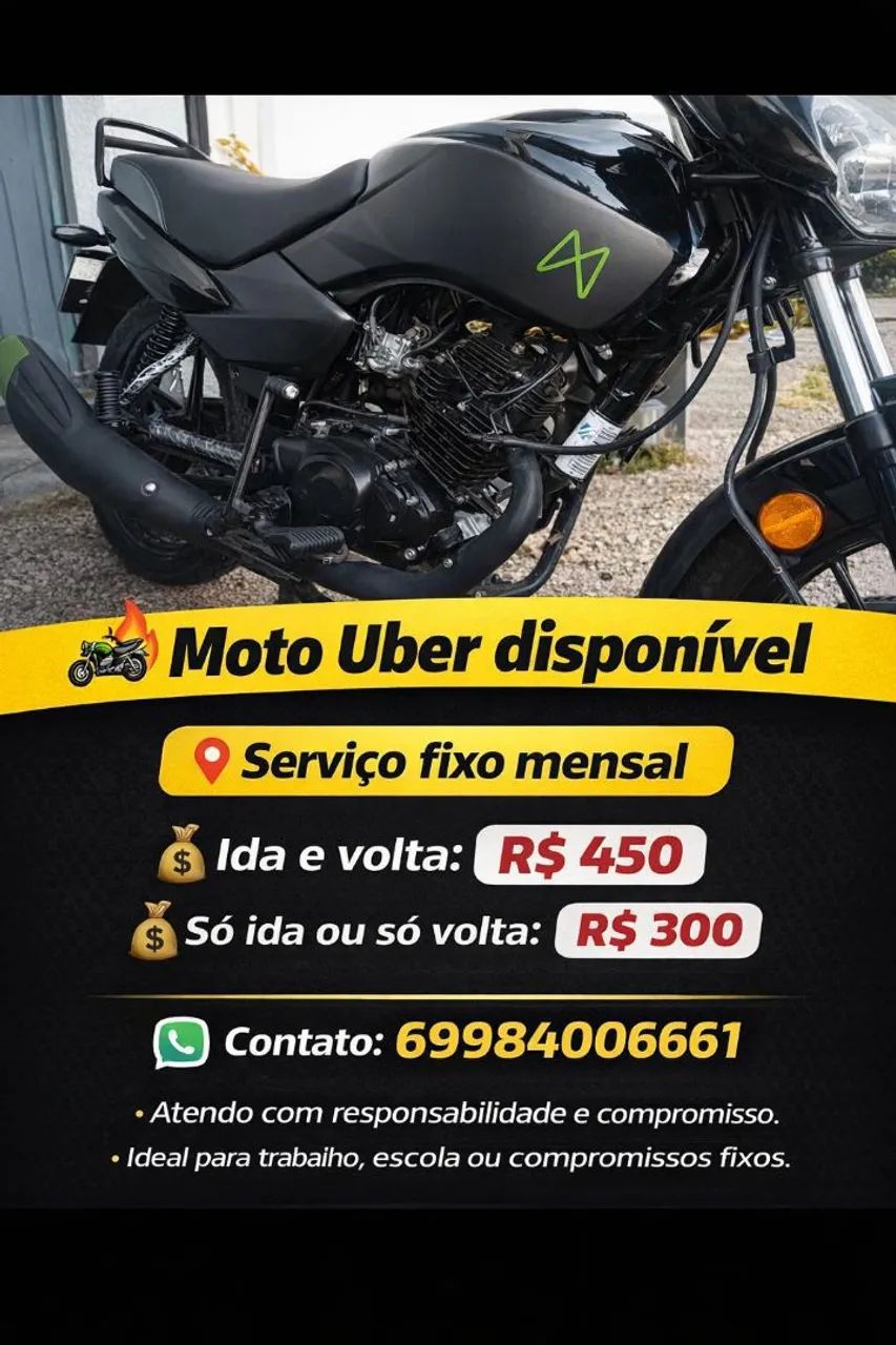 Ubermoto disponível 