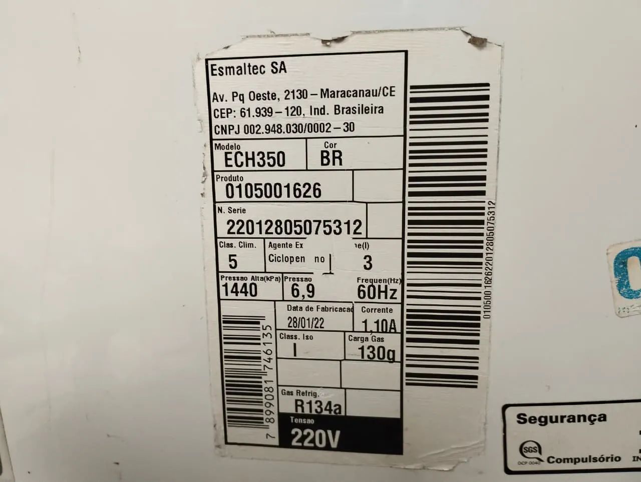 Freezer horizontal Esmaltec 350 litros 220V - Foto 5