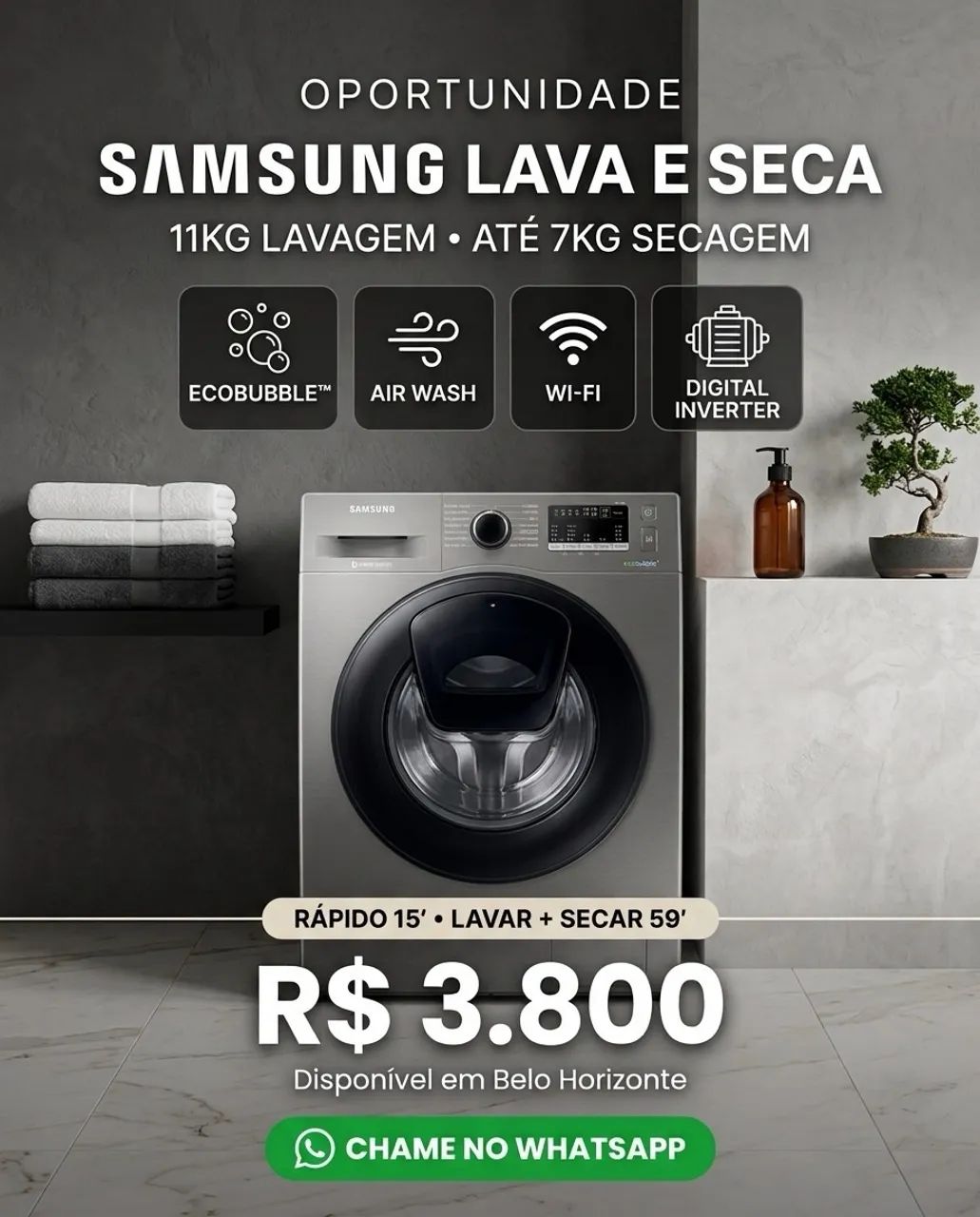 Máquina lava e seca  - Foto 3