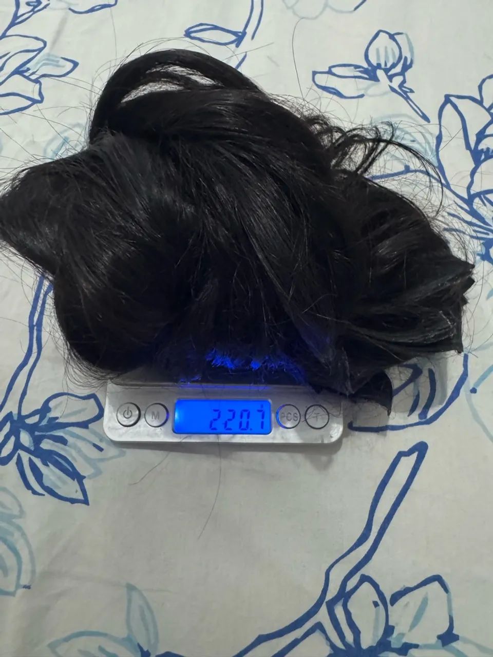 200gramas de cabelo natural 70cm