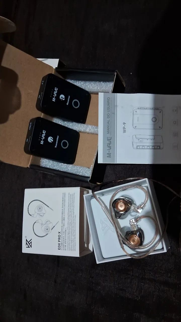 Sistema receptor e receptor M-VAVE  c/fone 