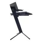 Estante teclado piano digital duplo notebook Ask PMD3 cor preto - Foto 3