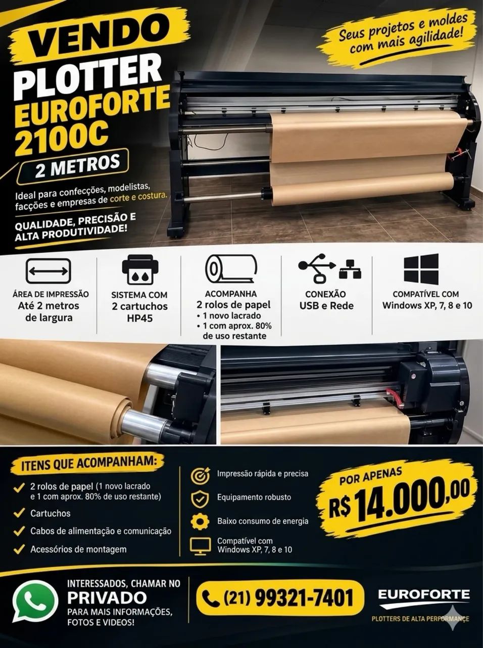 Vendo plotter de risco 