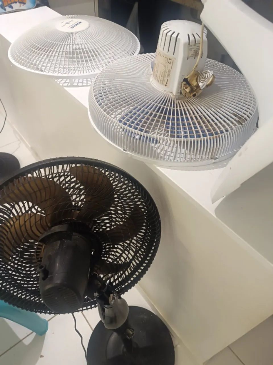 Dois Ventiladores com motor funcionando - Foto 3