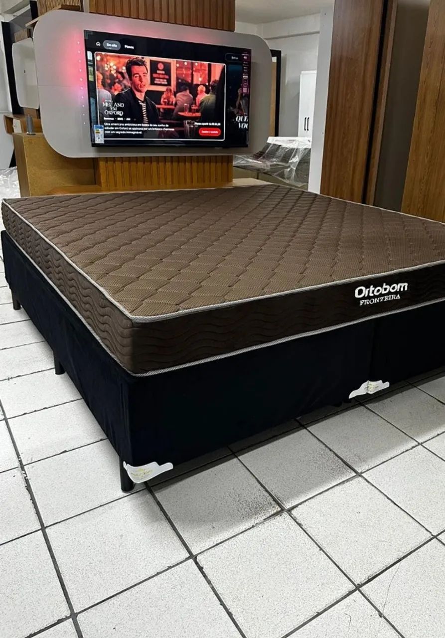 cama super king de molas de molas ensacadas da ortobom disponivel