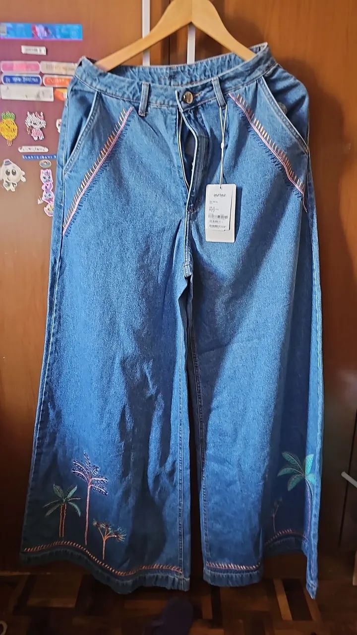 Calça flare jeans Lez a Lez - Foto 4