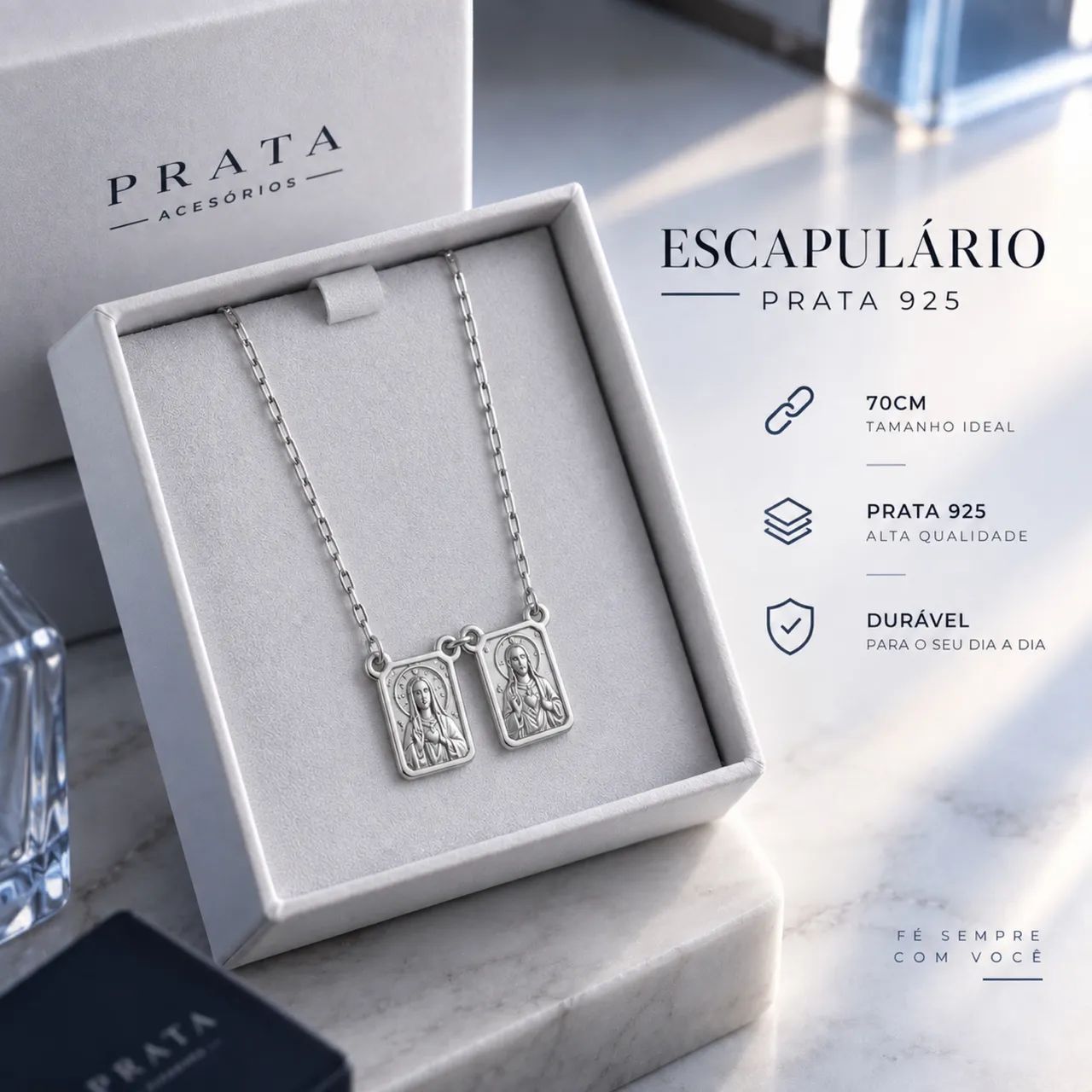 Escapulário Prata 925(Envio OlxPay)