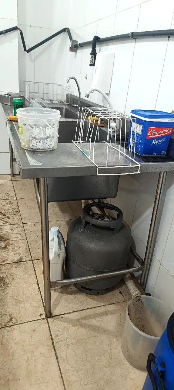 Pia de inox 2,20x0,70cm - Foto 4