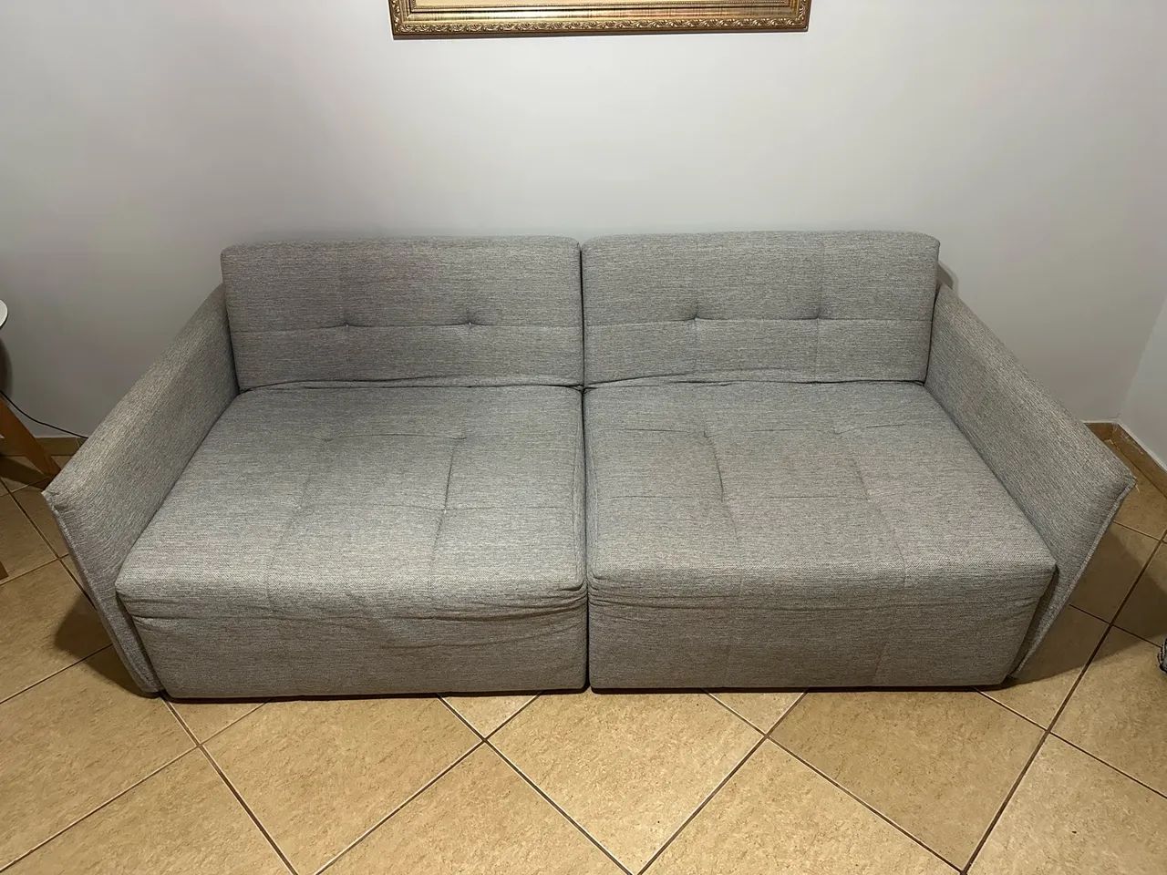Vendo sofá 2 lugares retrátil e reclinável  - Foto 4