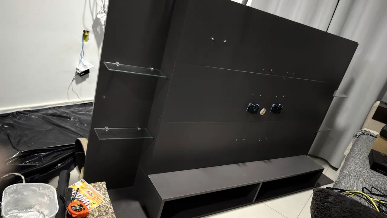 Painel de TV cinza  - Foto 2