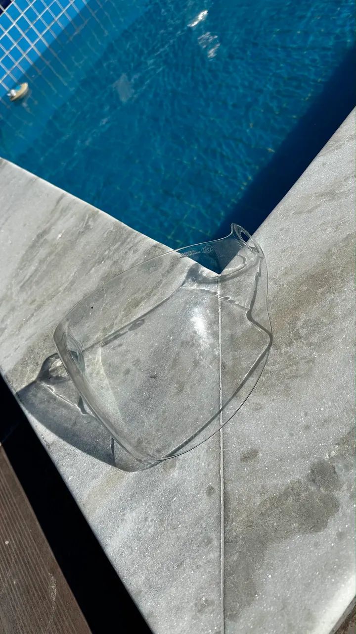 Viseira capacete aberto nova  - Foto 2
