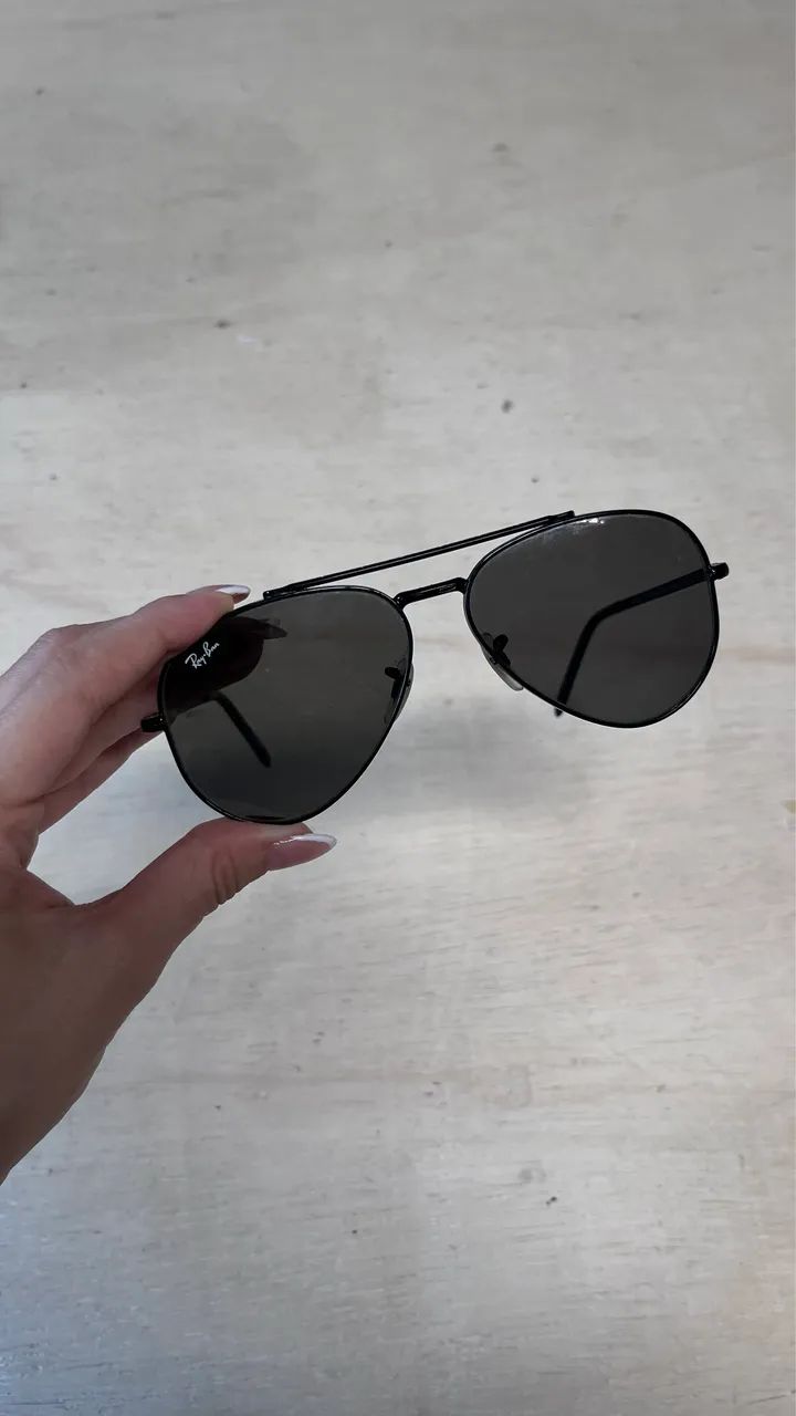  Ray-Ban Aviator black original  - Foto 2