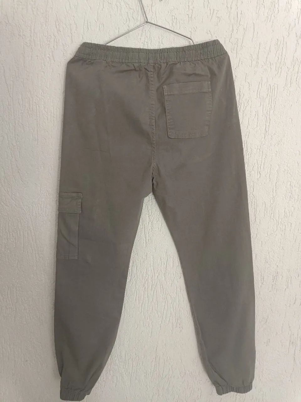 Calça jogger infantil Verde militar  - Foto 3
