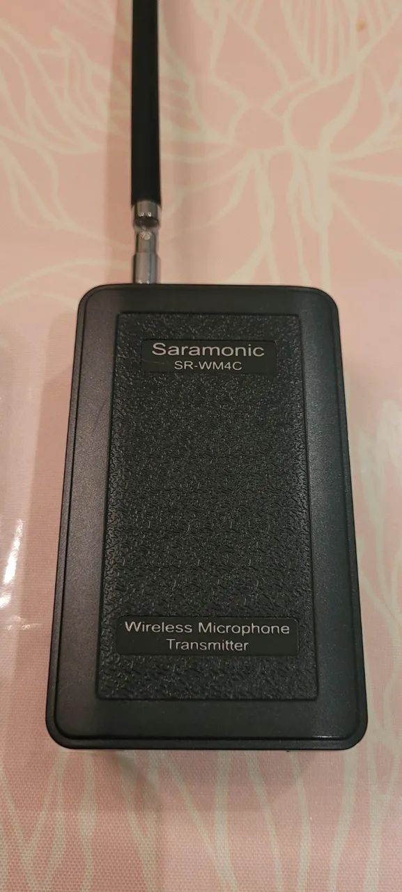 Microfone Lapela Sem Fio Saramonic SR-WM4C - Kit Completo - Usado - Foto 6