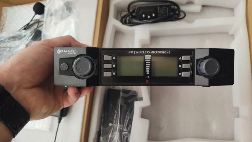Microfone Kadosh K492HH Sem Fio Duplo - Foto 5