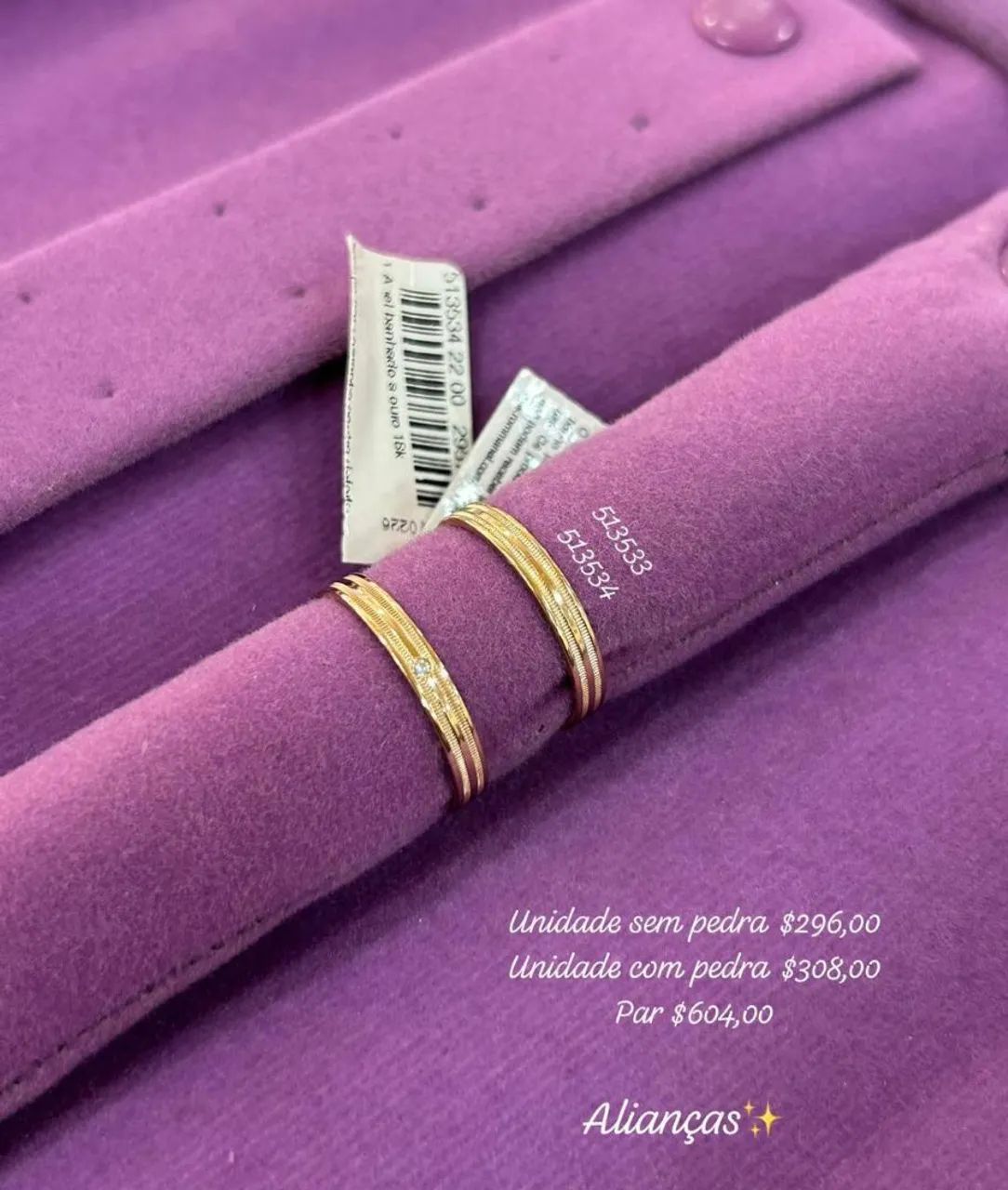 Alianças Rommanel disponíveis  - Foto 4
