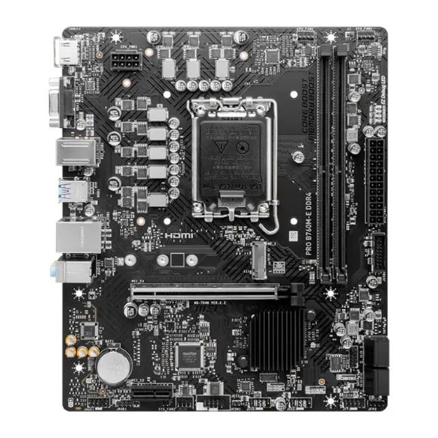 Placa Mae MSI Pro B760m E DDR4 LGA1700 - Foto 2