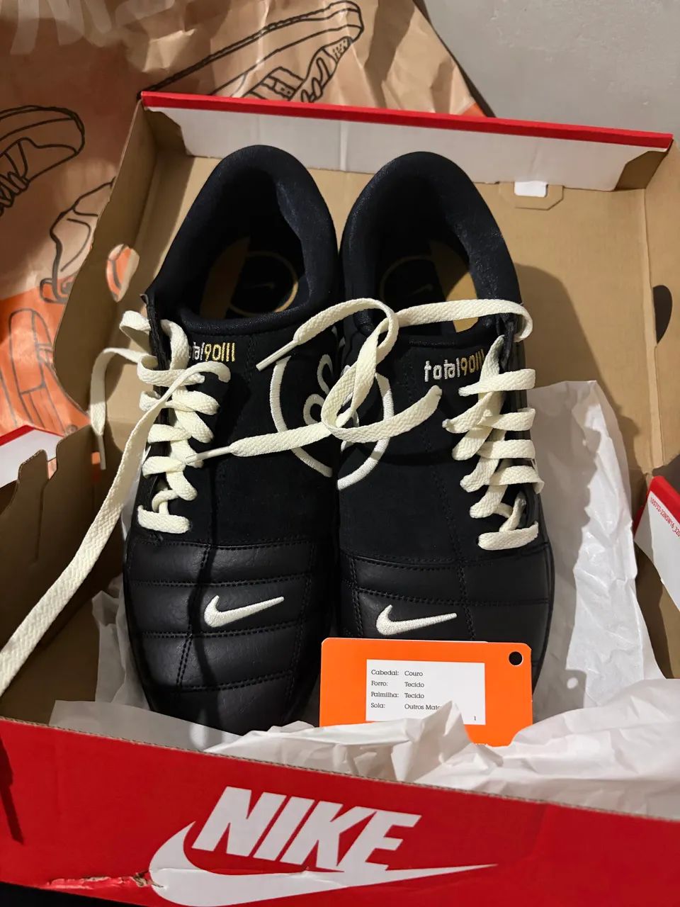 Nike Total 90 III Black Metallic Gold
