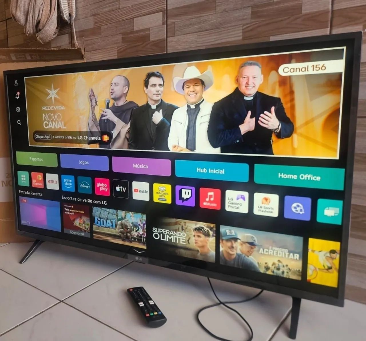 TV LG smart 32 polegadas marca boa linda aceito cartão 