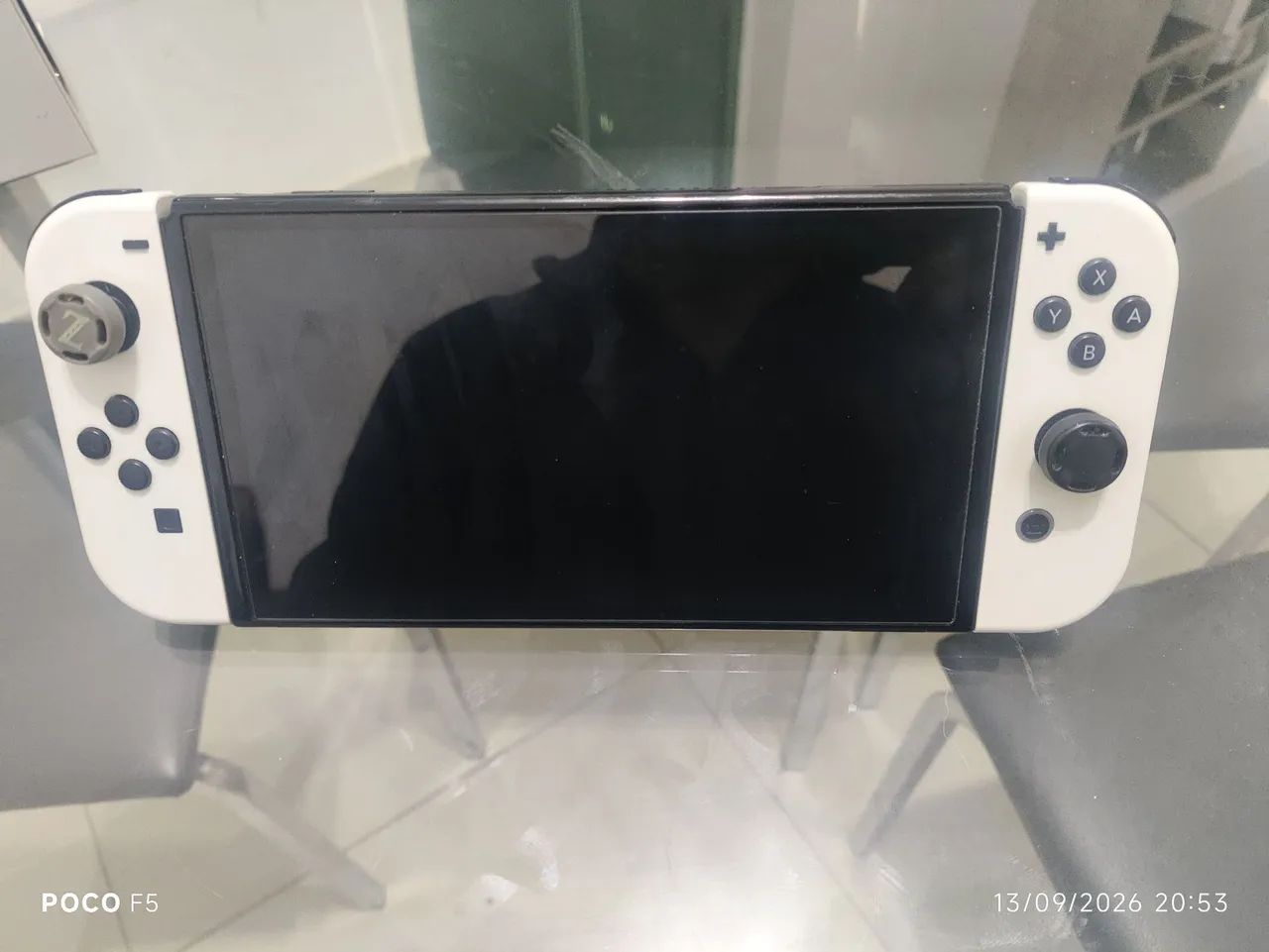 Nintendo Switch OLED + MicroSD 128GB + Acessórios - Foto 2