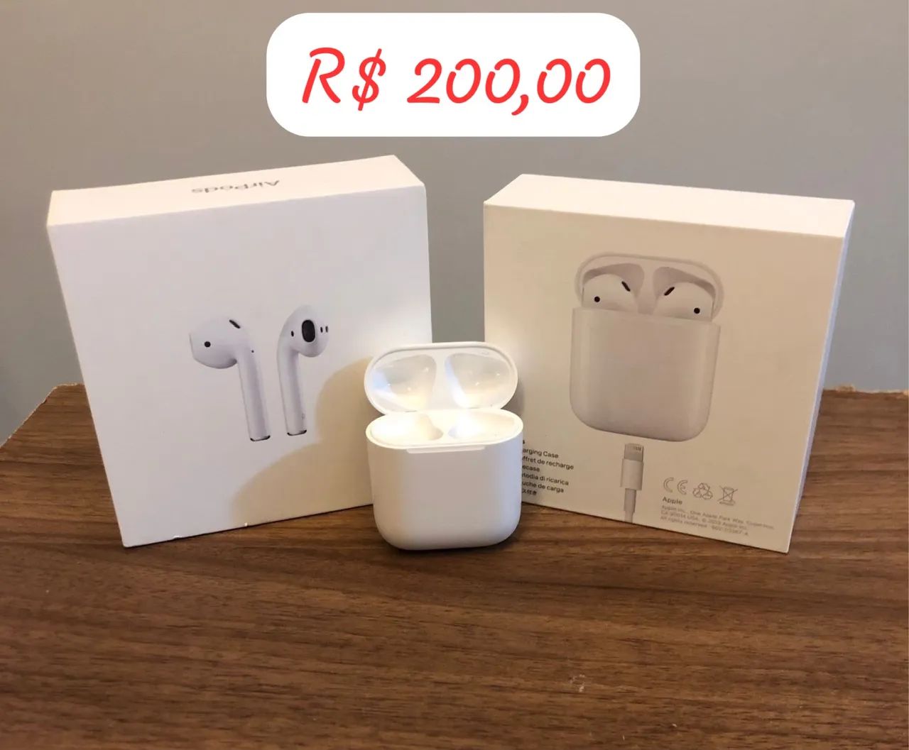 Estojo de recarga Airpods Original Geração 2 - Foto 3