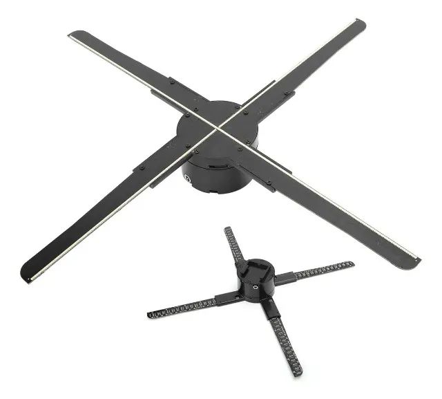 Projetor holográfico WiFi LED 3D de 45 cm - Foto 4