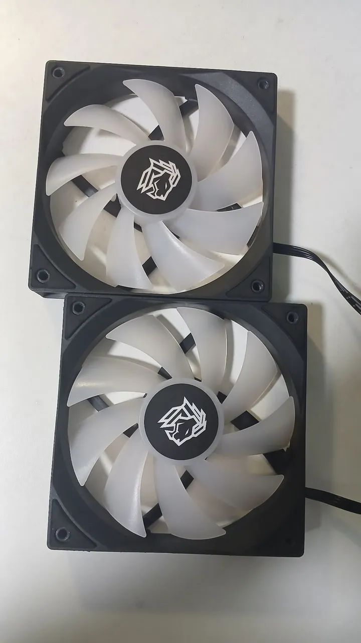 Fans 120mm com leds ranibow estático  - Foto 2
