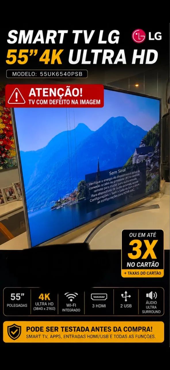 Televisão 55 polegadas - Foto 3