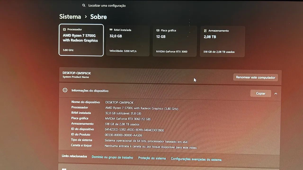 PC GAMER COMPLETO (Pouco utilizado) - Foto 4