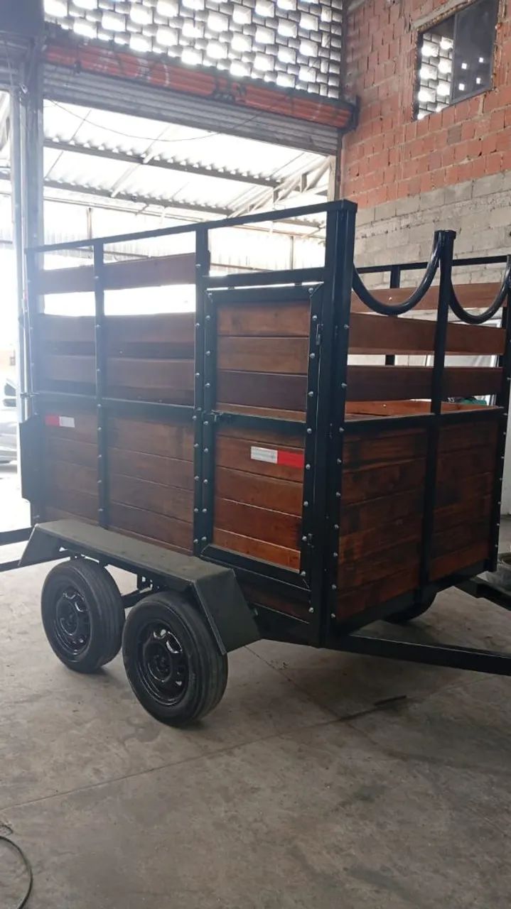 Reboques e Carrocinhas Reforçadas - Direto da Fábrica (Pronta para sua fazenda) - Foto 4