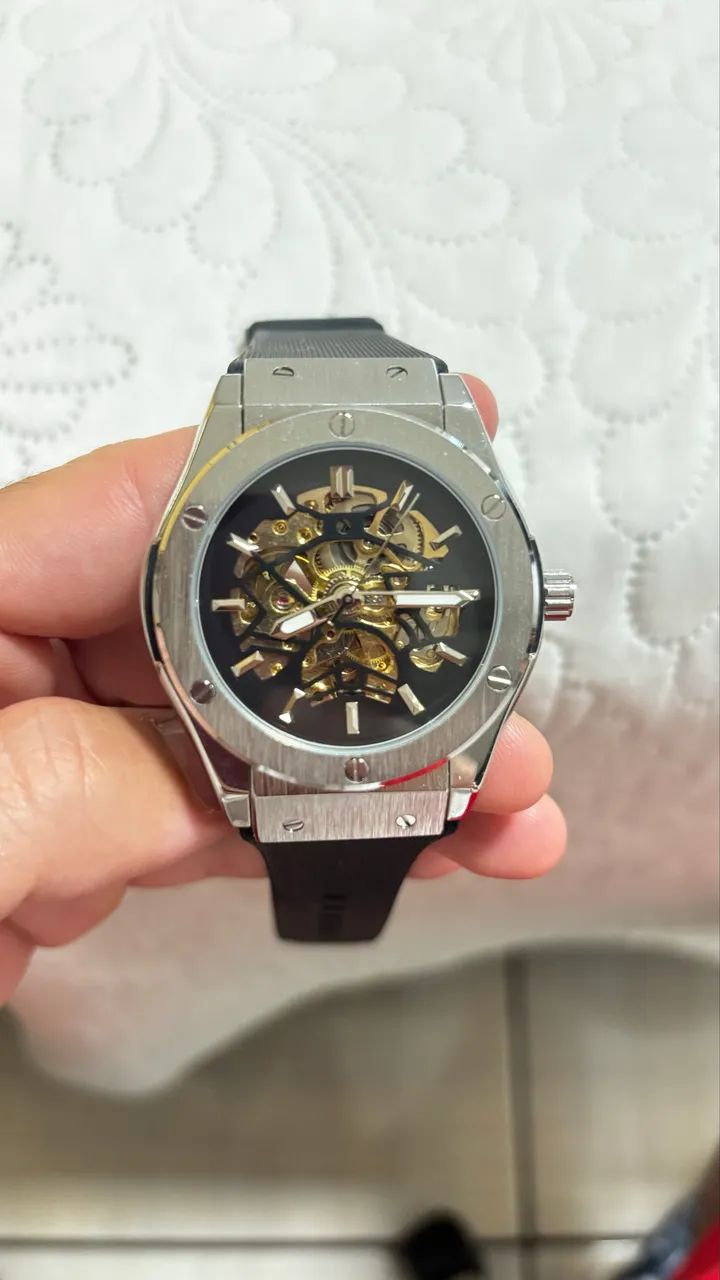 Relógio Automático Axel Masculino - Elegante, Sem Bateria e em Ótimo Estado - Foto 2