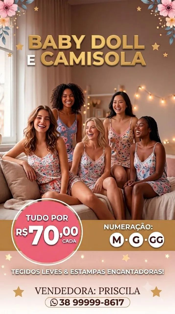 Baby dolls e camisolas 