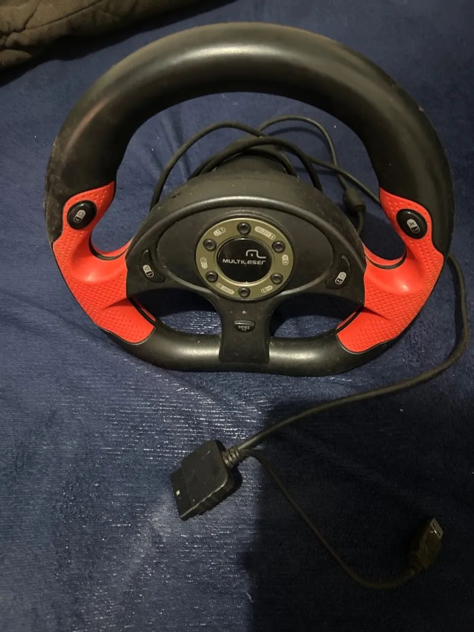 Volante Multilaser para PS2 e PC. Valor negociável 
