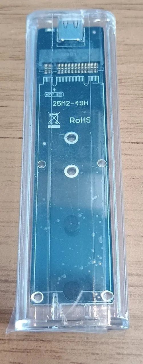 Case SSD M2 SATA - Transparente - Foto 3