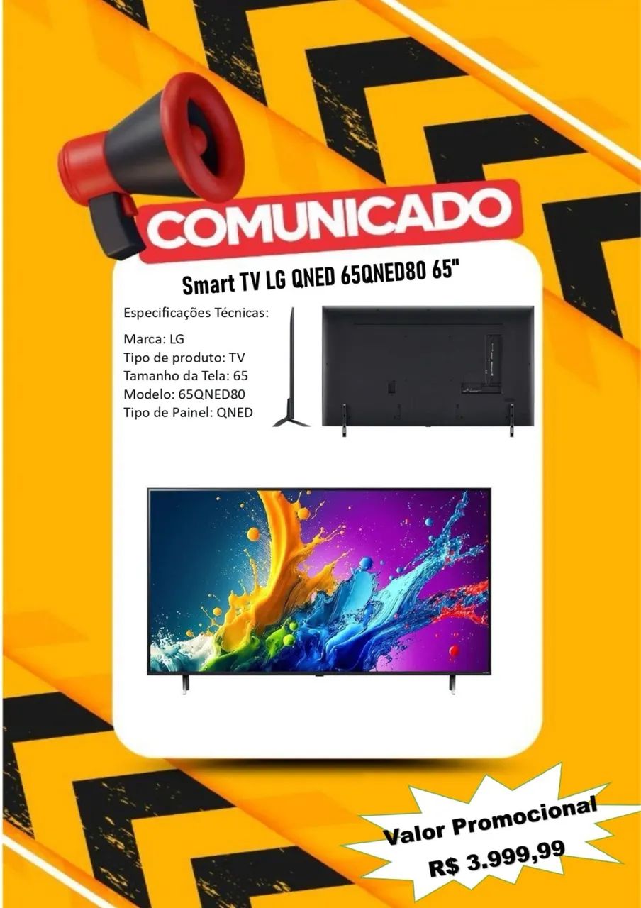 Tv de 65 polegadas 