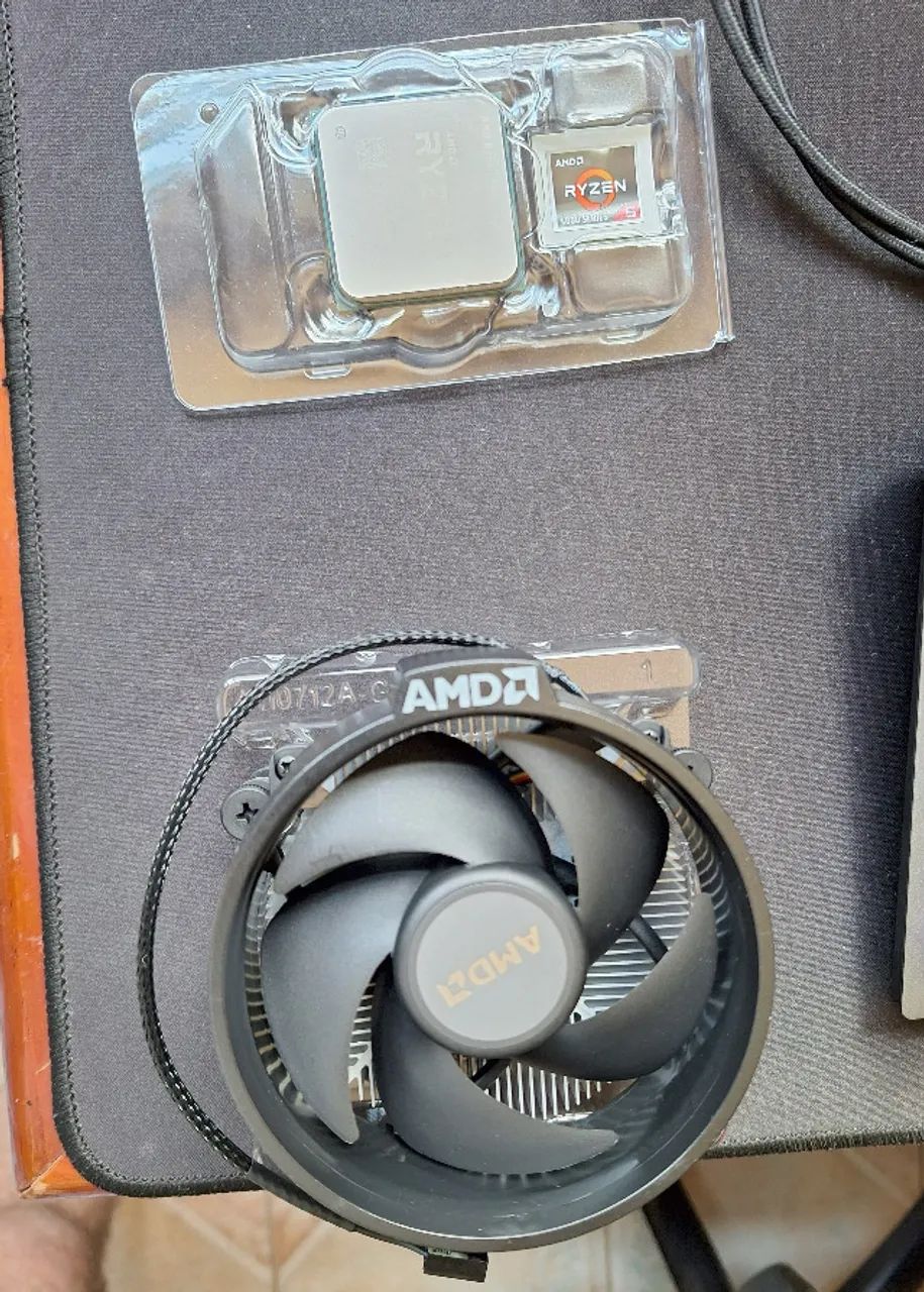 Ryzen 5 5600 com caixa e cooler - Foto 3