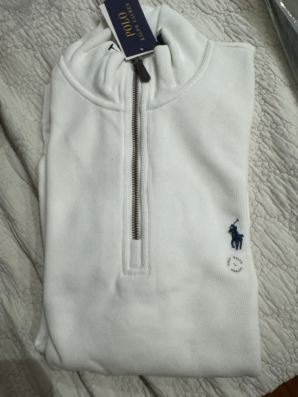 Quarterzip branco ralph Lauren original (aceito ofertas)