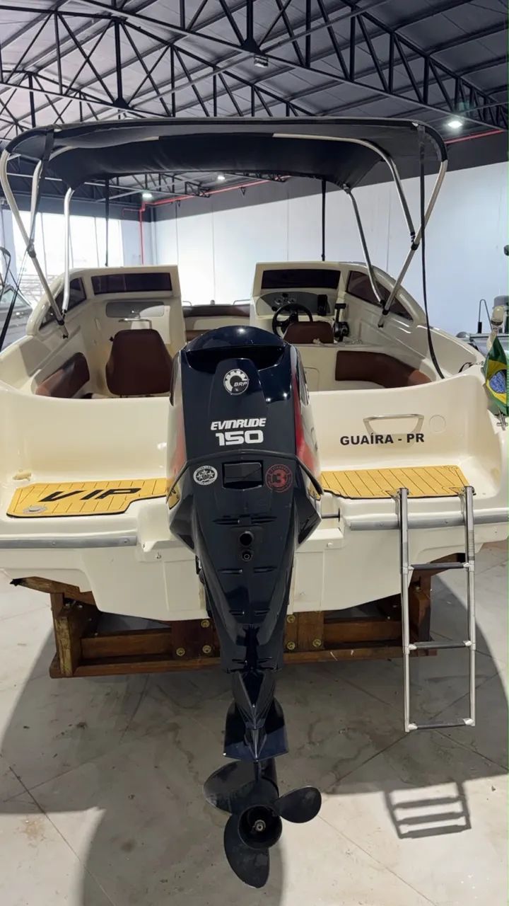 Lancha Real 24 + 150hp E TEC Evinrude - Foto 5
