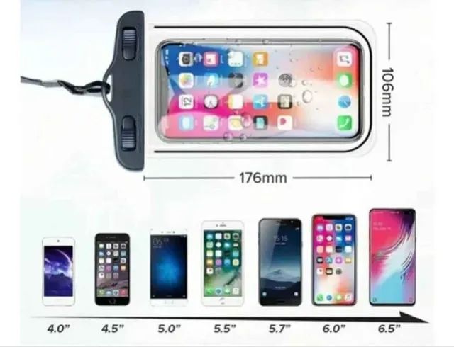Capa a Prova d'Agua para Celular Impermeável - Foto 3