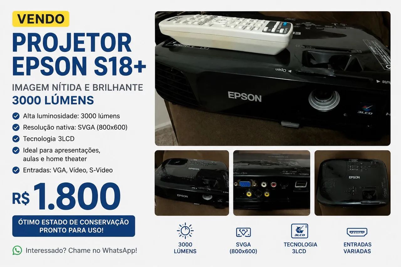 Projetor Epson 