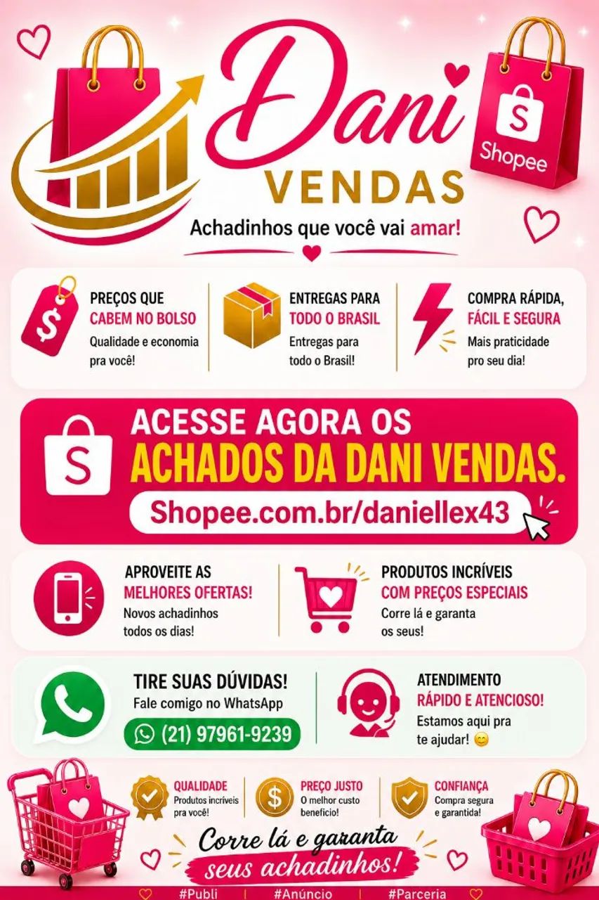 ? Ofertas Imperdíveis: Confira os Achados da Dani Vendas!