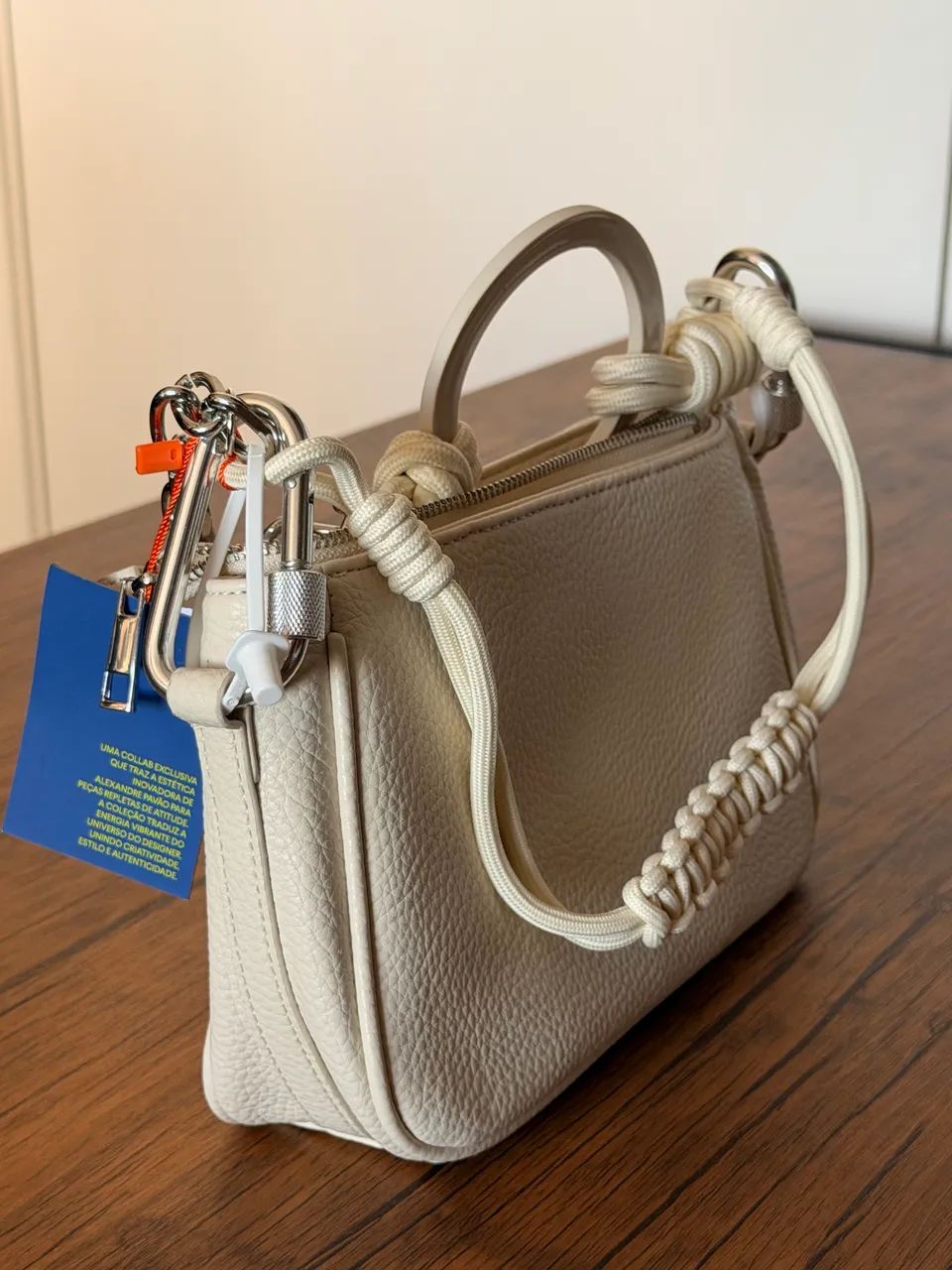 bolsa shoulder alexandre pavao off white - Foto 4