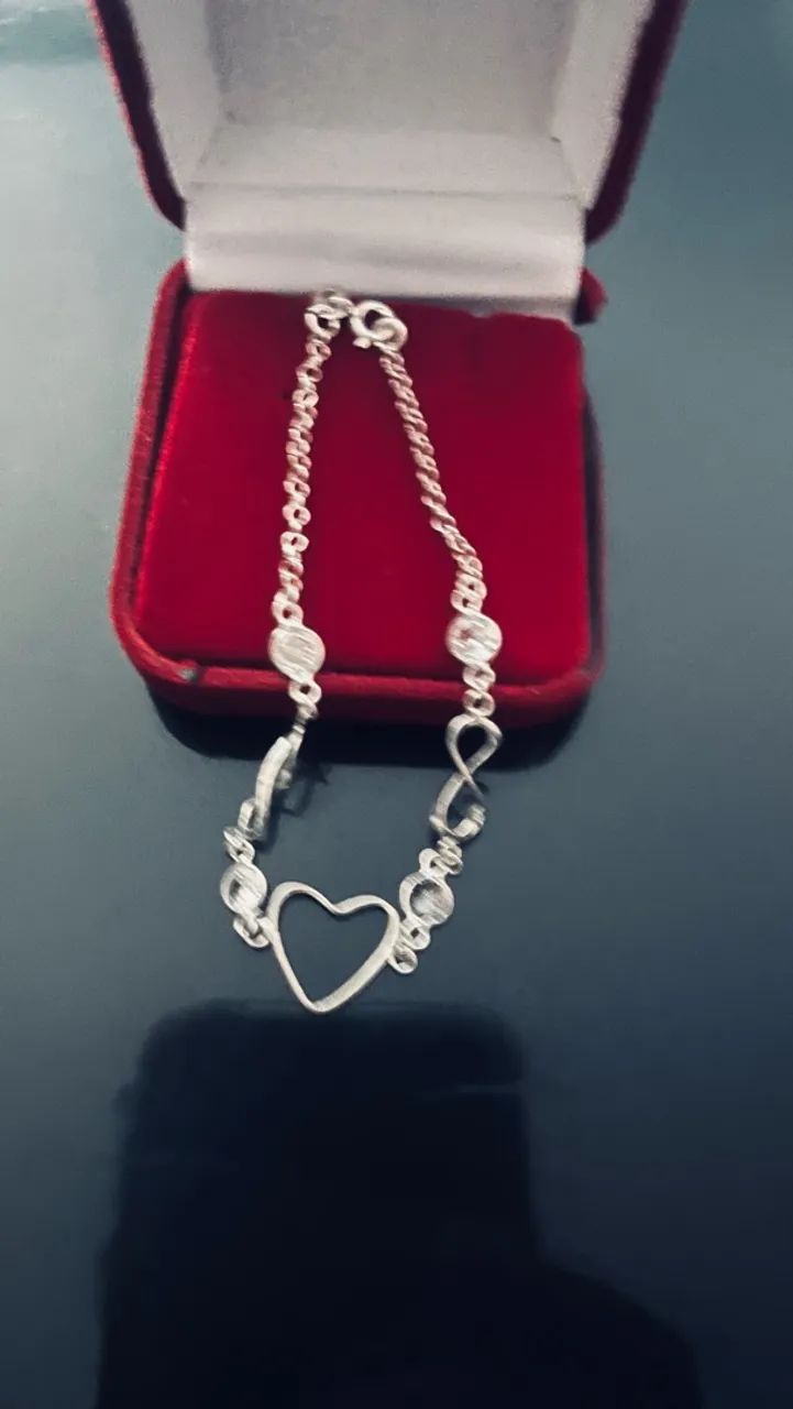 Pulseira de prata feminina  - Foto 2