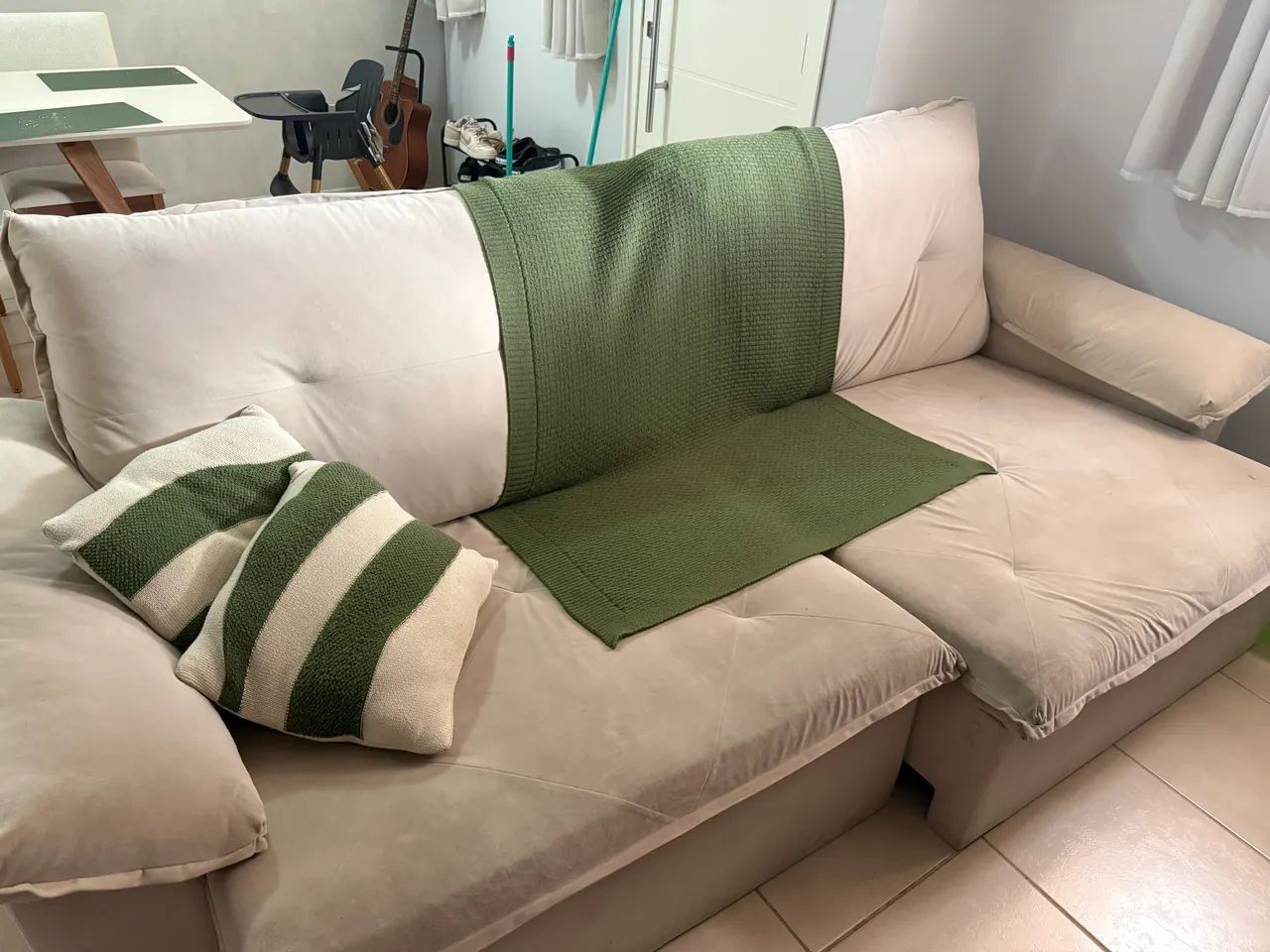 SOFÁ RETRÁTIL E RECLINÁVEL - 2,70m - Foto 2