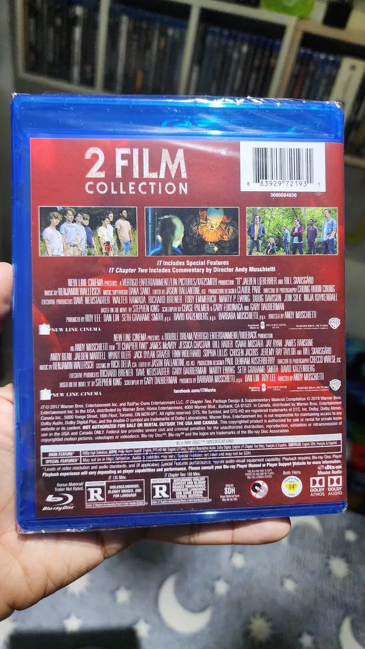 Blu-ray It A Coisa Coleção 1 E 2 + Luva Lacrado - Foto 4