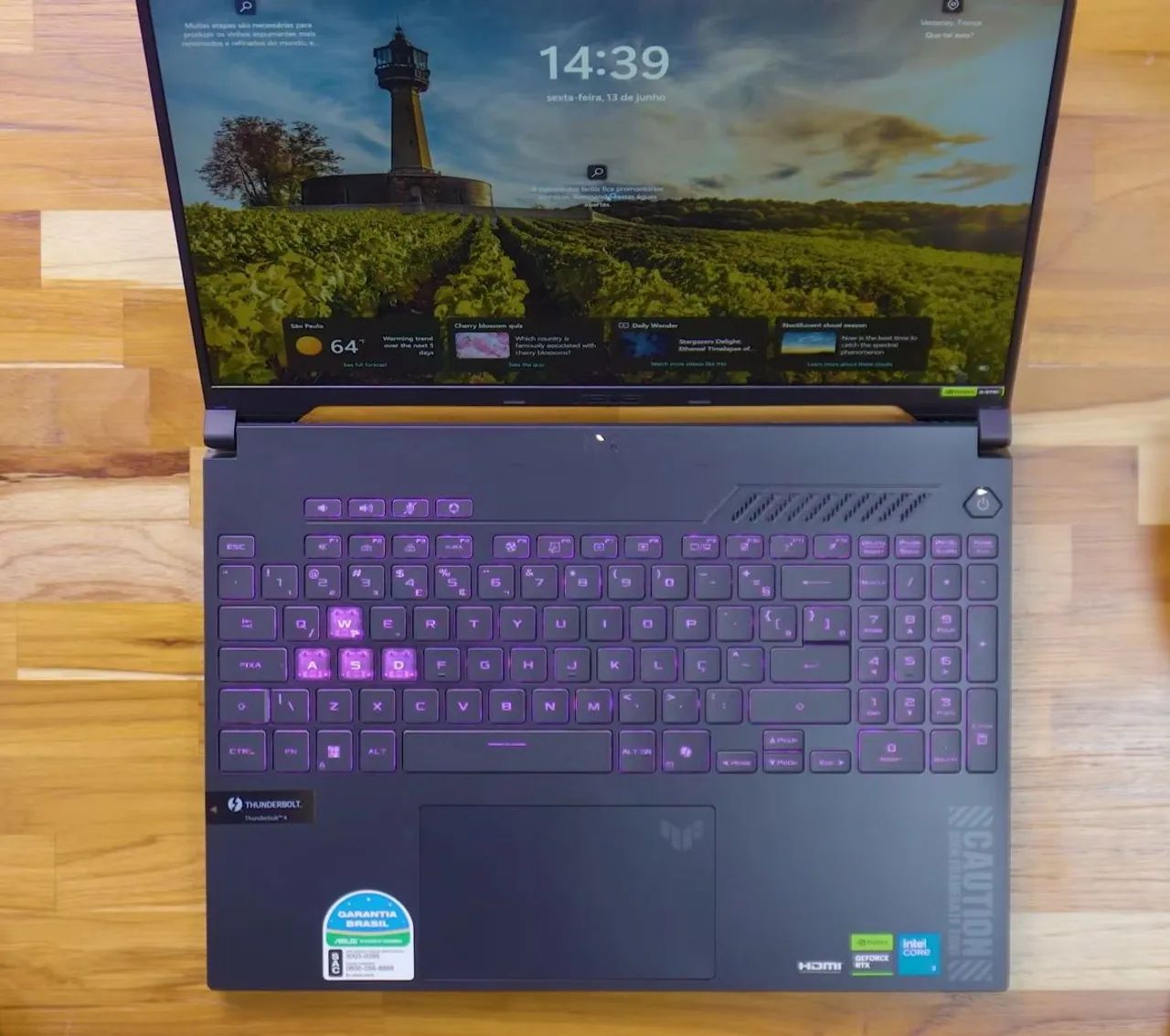 Notebook ASUS Tuf F16 RTX 4050