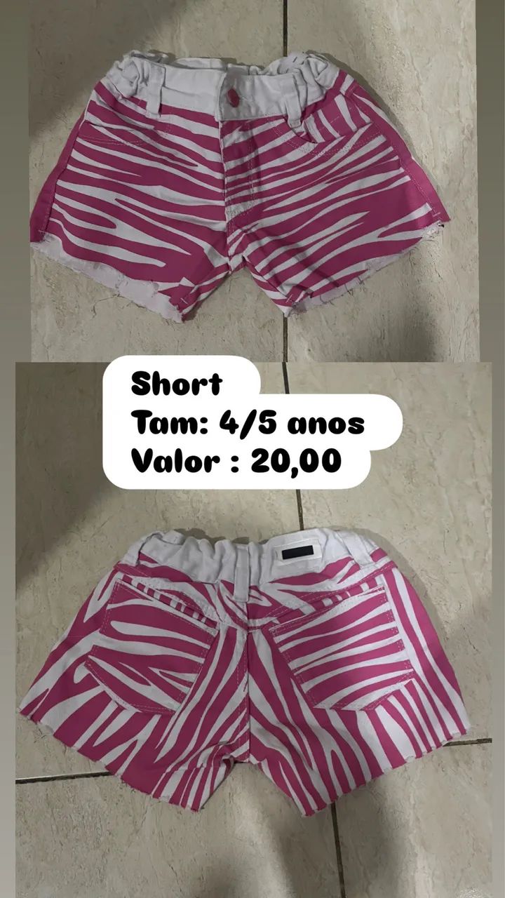 Short infantil